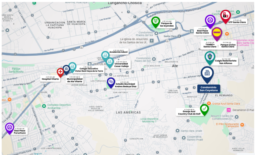 Mapa de ubicación del proyecto